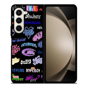 NEWJEANS STICKER COLLAGE Samsung Galaxy Z Fold 5 Case Cover NEWJEANS STICKER COLLAGE Samsung Galaxy Z Fold 5 Case Cover