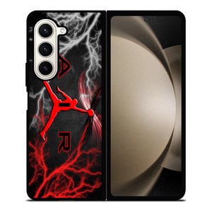 NIKE AIR JORDAN LIGHTNING LOGO Samsung Galaxy Z Fold 5 Case Cover NIKE AIR JORDAN LIGHTNING LOGO Samsung Galaxy Z Fold 5 Case Cover