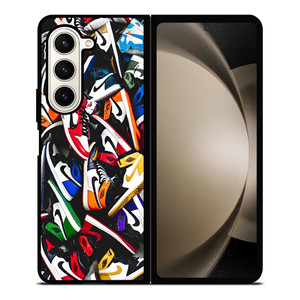 NIKE AIR JORDAN SNEAKERS COLLAGE Samsung Galaxy Z Fold 5 Case Cover
