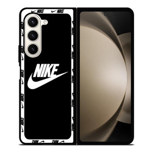 NIKE SWOOSH ROUND BLACK Samsung Galaxy Z Fold 5 Case Cover NIKE SWOOSH ROUND BLACK Samsung Galaxy Z Fold 5 Case Cover