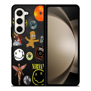 NIRVANA BAND COLLAGE Samsung Galaxy Z Fold 5 Case Cover NIRVANA BAND COLLAGE Samsung Galaxy Z Fold 5 Case Cover