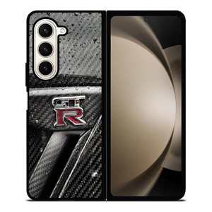 NISSAN GT R 35 CARBON Samsung Galaxy Z Fold 5 Case Cover NISSAN GT R 35 CARBON Samsung Galaxy Z Fold 5 Case Cover