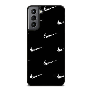 BLACK NIKE LOGO PATTERN Samsung Galaxy S21 Plus Case