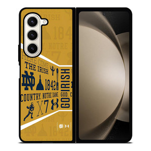 NOTRE DAME FIGHTING IRISH WALL Samsung Galaxy Z Fold 5 Case Cover