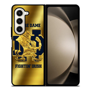 NOTRE DAME GOLD EMBLEM Samsung Galaxy Z Fold 5 Case Cover