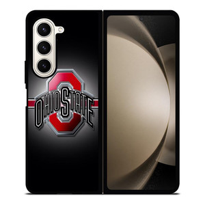OHIO STATE STRIPE LOGO NFL Samsung Galaxy Z Fold 5 Case Cover OHIO STATE STRIPE LOGO NFL Samsung Galaxy Z Fold 5 Case Cover