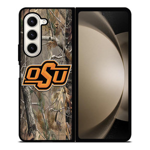 OKLAHOMA STATE UNIVERSITY CAMO LEAF Samsung Galaxy Z Fold 5 Case Cover OKLAHOMA STATE UNIVERSITY CAMO LEAF Samsung Galaxy Z Fold 5 Case Cover