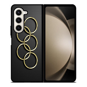 OLYMPIC RINGS GOLD CARBON Samsung Galaxy Z Fold 5 Case Cover