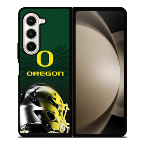 OREGON DUCKS FOOTBAL HELMET Samsung Galaxy Z Fold 5 Case Cover