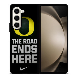 OREGON DUCKS THE ROAD ENDS HERE Samsung Galaxy Z Fold 5 Case Cover OREGON DUCKS THE ROAD ENDS HERE Samsung Galaxy Z Fold 5 Case Cover