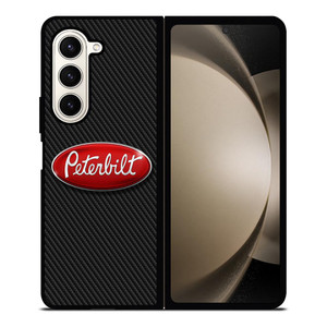 PETERBILT TRUCK LOGO CARBON Samsung Galaxy Z Fold 5 Case Cover PETERBILT TRUCK LOGO CARBON Samsung Galaxy Z Fold 5 Case Cover