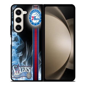PHILADELPHIA 76ERS NBA FIRE Samsung Galaxy Z Fold 5 Case Cover PHILADELPHIA 76ERS NBA FIRE Samsung Galaxy Z Fold 5 Case Cover
