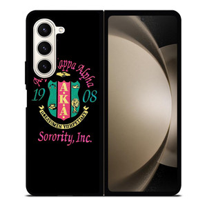 PINK AND GREEN AKA LOGO Samsung Galaxy Z Fold 5 Case Cover PINK AND GREEN AKA LOGO Samsung Galaxy Z Fold 5 Case Cover
