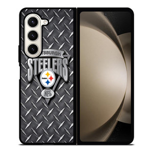 PITTSBURGH STEELERS METAL LOGO Samsung Galaxy Z Fold 5 Case Cover PITTSBURGH STEELERS METAL LOGO Samsung Galaxy Z Fold 5 Case Cover