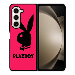 PLAYBOY LOGO PINK Samsung Galaxy Z Fold 5 Case Cover PLAYBOY LOGO PINK Samsung Galaxy Z Fold 5 Case Cover