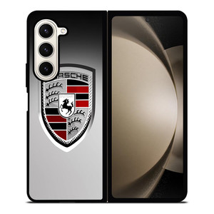 PORSCHE CAR LOGO Samsung Galaxy Z Fold 5 Case Cover PORSCHE CAR LOGO Samsung Galaxy Z Fold 5 Case Cover