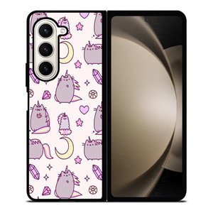 PUSHEEN THE CAT UNICORN 2 Samsung Galaxy Z Fold 5 Case Cover PUSHEEN THE CAT UNICORN 2 Samsung Galaxy Z Fold 5 Case Cover