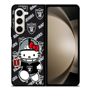 RAIDERS HELLO KITTY Samsung Galaxy Z Fold 5 Case Cover RAIDERS HELLO KITTY Samsung Galaxy Z Fold 5 Case Cover
