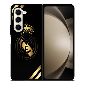 REAL MADRID FC NEW GOLD LOGO Samsung Galaxy Z Fold 5 Case Cover REAL MADRID FC NEW GOLD LOGO Samsung Galaxy Z Fold 5 Case Cover