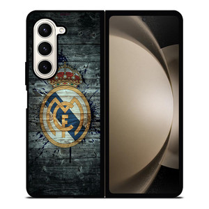 REAL MADRID WOODEN LOGO Samsung Galaxy Z Fold 5 Case Cover REAL MADRID WOODEN LOGO Samsung Galaxy Z Fold 5 Case Cover
