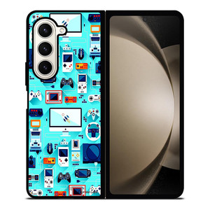 RETRO GAME FAMOUS CONSOL Samsung Galaxy Z Fold 5 Case Cover RETRO GAME FAMOUS CONSOL Samsung Galaxy Z Fold 5 Case Cover