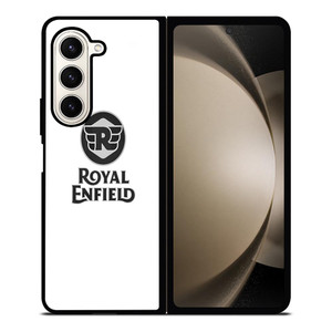 ROYAL ENFIELD WHITE LOGO Samsung Galaxy Z Fold 5 Case Cover ROYAL ENFIELD WHITE LOGO Samsung Galaxy Z Fold 5 Case Cover