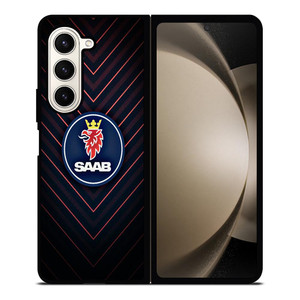 SAAB AUTOMOBILE LOGO Samsung Galaxy Z Fold 5 Case Cover SAAB AUTOMOBILE LOGO Samsung Galaxy Z Fold 5 Case Cover