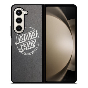 SANTA CRUZ SKATEBOARD LOGO ASPHALT Samsung Galaxy Z Fold 5 Case Cover SANTA CRUZ SKATEBOARD LOGO ASPHALT Samsung Galaxy Z Fold 5 Case Cover