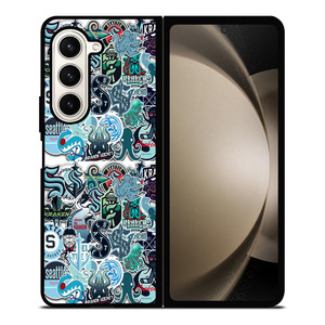 SEATTLE KRAKEN OCTOPUS COLLAGE Samsung Galaxy Z Fold 5 Case Cover SEATTLE KRAKEN OCTOPUS COLLAGE Samsung Galaxy Z Fold 5 Case Cover