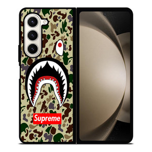 SHARK CAMO BATHING APE SUPREME Samsung Galaxy Z Fold 5 Case Cover SHARK CAMO BATHING APE SUPREME Samsung Galaxy Z Fold 5 Case Cover