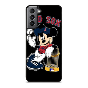 BOSTON RED SOX MICKEY MOUSE Samsung Galaxy S21 Plus Case