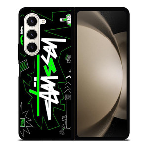 STUSSY ARTWORK LOGO Samsung Galaxy Z Fold 5 Case Cover STUSSY ARTWORK LOGO Samsung Galaxy Z Fold 5 Case Cover