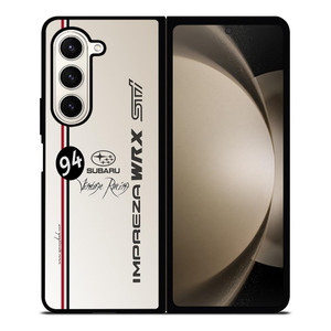 SUBARUWRX STI VINTAGE CAR Samsung Galaxy Z Fold 5 Case Cover SUBARUWRX STI VINTAGE CAR Samsung Galaxy Z Fold 5 Case Cover