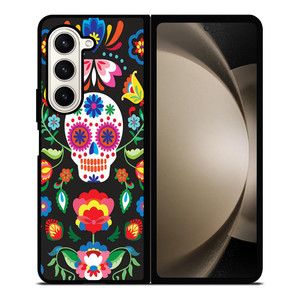 SUGAR SKULL ART Samsung Galaxy Z Fold 5 Case Cover SUGAR SKULL ART Samsung Galaxy Z Fold 5 Case Cover