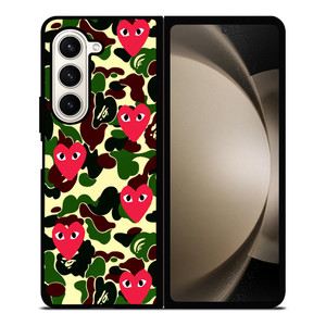 SUPREME BAPE COMME DES GARCONS Samsung Galaxy Z Fold 5 Case Cover SUPREME BAPE COMME DES GARCONS Samsung Galaxy Z Fold 5 Case Cover