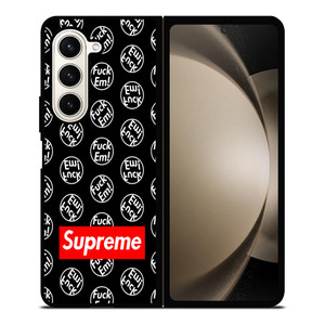 SUPREME FUCK EM Samsung Galaxy Z Fold 5 Case Cover SUPREME FUCK EM Samsung Galaxy Z Fold 5 Case Cover