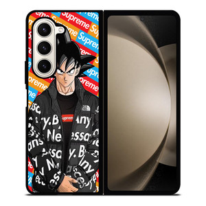 SUPREME GOKU THE NORT FACE Samsung Galaxy Z Fold 5 Case Cover SUPREME GOKU THE NORT FACE Samsung Galaxy Z Fold 5 Case Cover