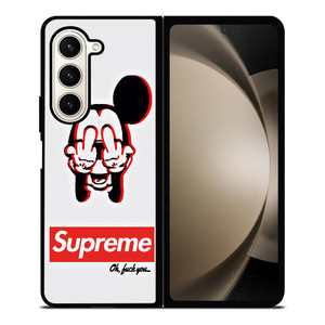 SUPREME MICKEY MOUSE Samsung Galaxy Z Fold 5 Case Cover SUPREME MICKEY MOUSE Samsung Galaxy Z Fold 5 Case Cover