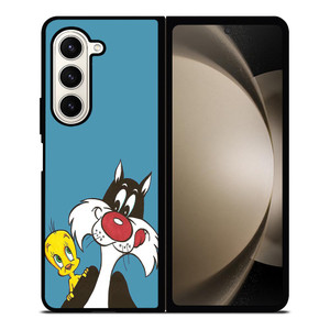 SYLVESTER AND TWEETY CLASSIC CARTOON Samsung Galaxy Z Fold 5 Case Cover SYLVESTER AND TWEETY CLASSIC CARTOON Samsung Galaxy Z Fold 5 Case Cover