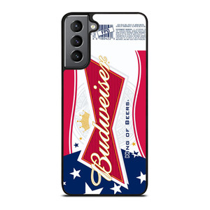 BUDWEISER AMERICAN FLAG LOGO Samsung Galaxy S21 Plus Case BUDWEISER AMERICAN FLAG LOGO Samsung Galaxy S21 Plus Case