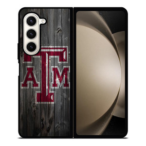 TEXAS AGGIES WOODEN LOGO Samsung Galaxy Z Fold 5 Case Cover TEXAS AGGIES WOODEN LOGO Samsung Galaxy Z Fold 5 Case Cover