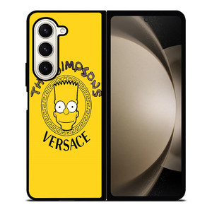 THE SIMPSONS X VERSACE Samsung Galaxy Z Fold 5 Case Cover THE SIMPSONS X VERSACE Samsung Galaxy Z Fold 5 Case Cover