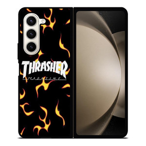 THRASHER SKATEBOARD MAGAZINE FLAME Samsung Galaxy Z Fold 5 Case Cover THRASHER SKATEBOARD MAGAZINE FLAME Samsung Galaxy Z Fold 5 Case Cover