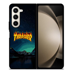 THRASHER SKATEBOARD MAGAZINE SKY NIGHT Samsung Galaxy Z Fold 5 Case Cover THRASHER SKATEBOARD MAGAZINE SKY NIGHT Samsung Galaxy Z Fold 5 Case Cover
