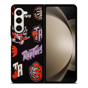 TORONTO RAPTORS LOGO COLLAGE Samsung Galaxy Z Fold 5 Case Cover TORONTO RAPTORS LOGO COLLAGE Samsung Galaxy Z Fold 5 Case Cover