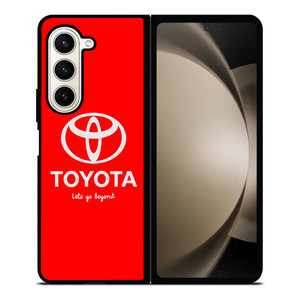 TOYOTA LETS GO BEYOND LOGO RED Samsung Galaxy Z Fold 5 Case Cover TOYOTA LETS GO BEYOND LOGO RED Samsung Galaxy Z Fold 5 Case Cover