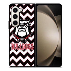UGA GEORGIA BULLDOGS STRIPE LOGO Samsung Galaxy Z Fold 5 Case Cover
