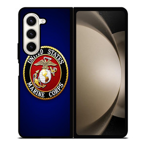 UNITED STATES MARINE CORPS BADGE Samsung Galaxy Z Fold 5 Case Cover