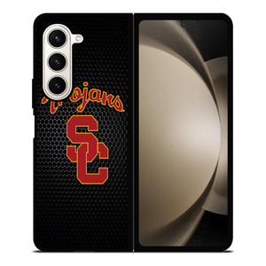 USC TROJANS RUSTY METAL LOGO Samsung Galaxy Z Fold 5 Case Cover