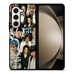 VAMPIRE DIARIES IAN SOMERHALDER COLLAGE Samsung Galaxy Z Fold 5 Case Cover